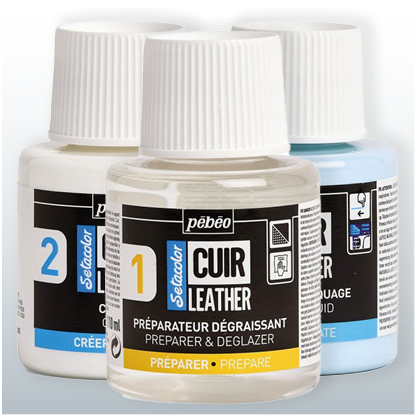 Produktbild - Pebeo Setacolor CUIR Leder - Hilfsmittel